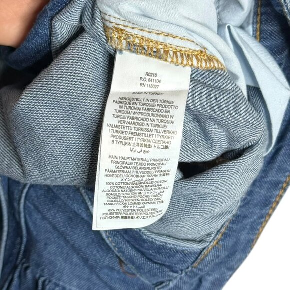 Boden Tiered Denim Midi Skirt Size 12 Regular Western Boho Cowgirl Americana - Picture 4 of 6